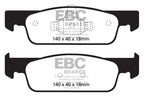 EBC 2016-2017 Smart Fortwo 0.9L Turbo Greenstuff Front Brake Pads