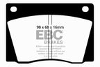EBC 67-74 Ac 428 7.0 Redstuff Front Brake Pads