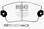 EBC 75-81 Lancia Beta 1.8L Greenstuff Front Brake Pads