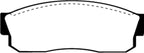 EBC 83-86 Nissan Pulsar 1.5 Turbo Greenstuff Front Brake Pads
