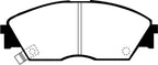 EBC 90-92 Honda Civic CRX 1.6 Si Redstuff Front Brake Pads