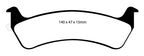 EBC 92-94 Jeep Grand Cherokee 4.0 Yellowstuff Rear Brake Pads