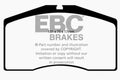EBC 92-95 Porsche 928 5.4 Greenstuff Front Brake Pads