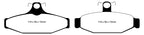 EBC 93-00 Aston Martin Virage 5.3 (AP Caliper) Redstuff Rear Brake Pads