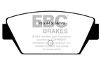 EBC 93-94 Eagle Talon 1.8 Greenstuff Rear Brake Pads
