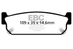 EBC 93-97 Infiniti J30 3.0 Redstuff Rear Brake Pads