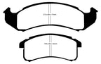 EBC 94-99 Buick Le Sabre (FWD) 3.8 Redstuff Front Brake Pads