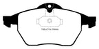 EBC 99-02 Saab 9-3 Convertible Yellowstuff Front Brake Pads
