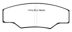 EBC Brakes Yellowstuff Performance Brake Pads