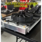 ECP 2005 - 2013 Corvette C6 LS3 Heavy Duty Aluminum Radiator - 6 Speed Manual Transmission - Engineered Cooling Products ECP