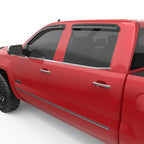 EGR 14+ Chev Silverado Ext Cab Tape-On Window Visors - Set of 4