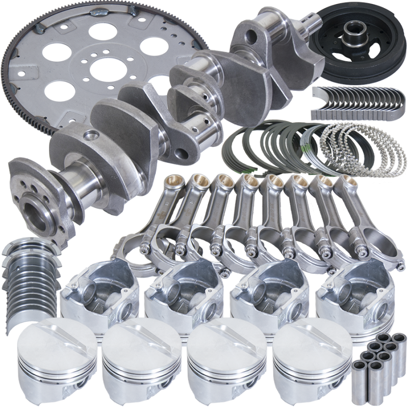 Eagle Chevrolet Small Block 5140 Steel I-Beam Balanced Rotating Assembly Kit Eagle Rotating Assemblies