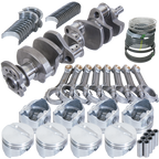 Eagle Chevy 350 1 Pc Rear Seal 4.03in Bore 3.75in Stroke + 0.030in Rotating Assembly Kit 5140 Steel