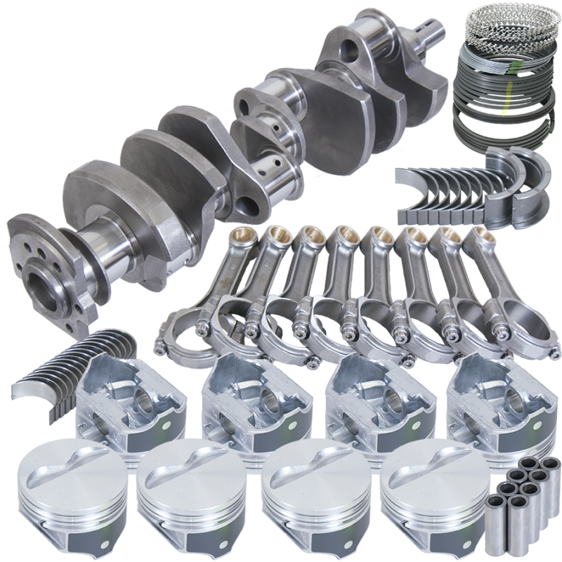 Eagle Chevy 350 2 Pc Seal Balanced Rotating Assembly 3.75in Crank 5.700in I-Beam Rod 4.060in Piston Eagle Rotating Assemblies