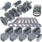 Eagle Chevy Pro Street 384 Rotating Assembly 4140 Crankshaft w/ 4340 I Beam Rods & Flat Top Pistons