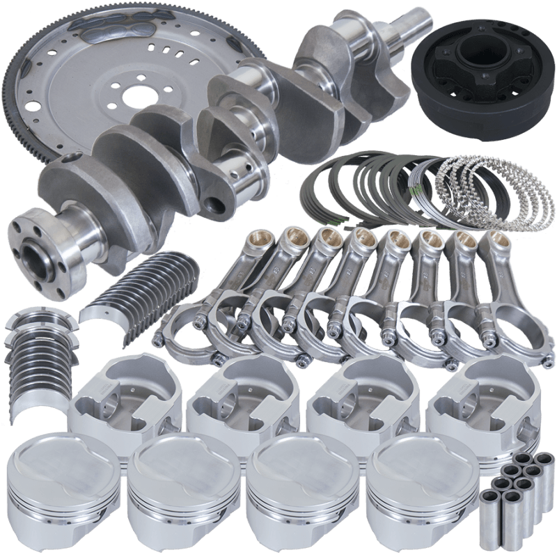 Eagle Ford 302 Serpentine 164 Tooth Flexplate Balanced Rotating Assembly - 5.400in I-Beam +.040 Bore Eagle Rotating Assemblies
