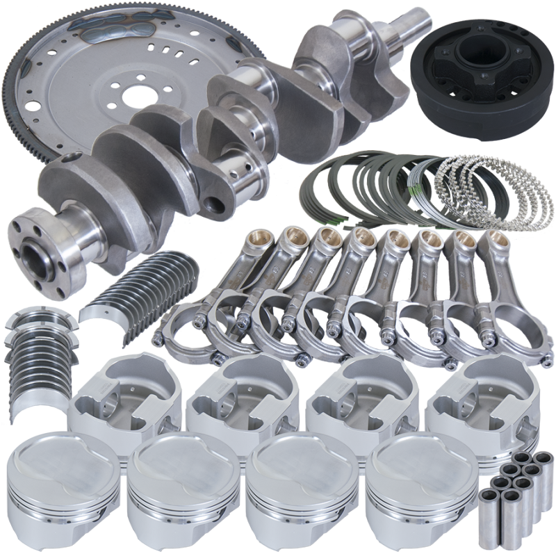 Eagle Ford 302 V-Rib Belt 157 Tooth Flexplate Balanced Rotating Assembly - 5.400in I-Beam +.030 Bore Eagle Rotating Assemblies