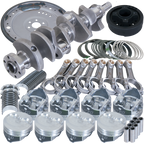 Eagle Ford 302 V-Rib Belts 157 Tooth Flexplate Balanced Rotating Assembly 5.400in I-Beam +.030 Bore Eagle Rotating Assemblies