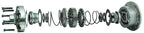 Eaton Detroit Locker Differential 30 Spline 1.30in Axle Shaft Diameter 2 Pinion Front 8in Rear 8in