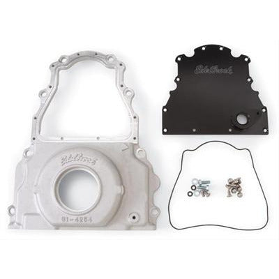 Edelbrock 4254 - Edelbrock Two-Piece Aluminum Timing Covers LS1/6 FI Performance