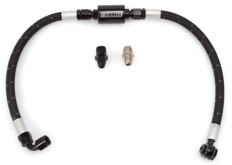 Edelbrock Fuel Hose Assembly Proclassic Finish w/ Competition Filter SBC