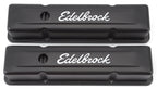 Edelbrock Valve Cover Signature Series Chevrolet 1959-1986 262-400 CI V8 Tall Black
