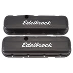 Edelbrock Valve Cover Signature Series Chevrolet 1965 and Later 396-502 V8 Low Black