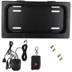 Electric License Screen Plate Cover & Holder for US Universal License (Black) FI Performance