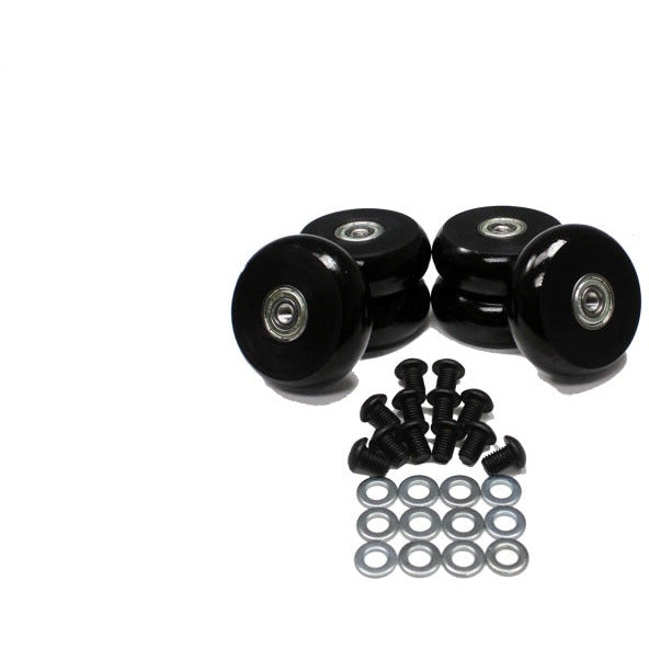 Energy Suspension 2.375in Black Hyper-Glide PolyCreeper Wheels (Set of 6) Energy Suspension Tools