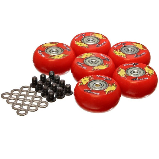 Energy Suspension 2in /50 Mm Wheel (6 Ea) - Red Energy Suspension Tools