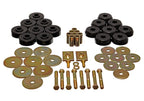Energy Suspension Body Mount Set Exc. Convertible - Black