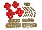 Energy Suspension Bronco Body Mount W/Hardware - Red