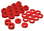 Energy Suspension CJ-8 Scrambler Body Mount - Red