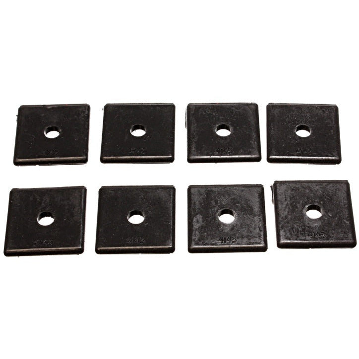 Energy Suspension Pad 2in Sq X 7/16in Id X 1/4in H - Black Energy Suspension Bushing Kits