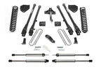 Fabtech 17-21 Ford F250/F350 4WD Gas 4in 4Link Sys w/Coils & Dlss Shks