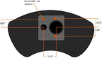 Fleece Performance Universal Molded Plastic 5in Intake Manifold Elbow w/ Sensor Mounting Provisions