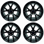 Ford Racing 15-20 Mustang19x10.5in & 19x11in Wheel Kit w/TPMS - Matte Black