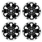 Ford Racing 19-21 Ranger 18x8in 4 Wheel Kit w/TPMS - Gloss Black w/ Machined Face