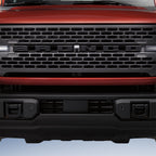 Ford Racing 2021+ Bronco Grille Lettering Overlay Kit - Black