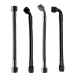 Fragola -8AN Hose Assembly Straight x 45 Degree Alum Nut 72in