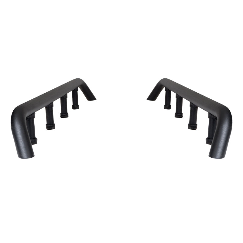 Go Rhino SRM500 Dual Rail Kit (For 55in. Long Rack) - Tex. Blk (Rails ONLY - Req. Platform)