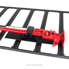 Go Rhino XRS/SRM 4-CORE Clamp Mount Kit for Hi-Lift Jack - Tex. Blk (No Drill)