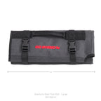 Go Rhino XVenture Gear Tool Roll Large (7x7in. Closed) 12oz Waxed Canvas - Black