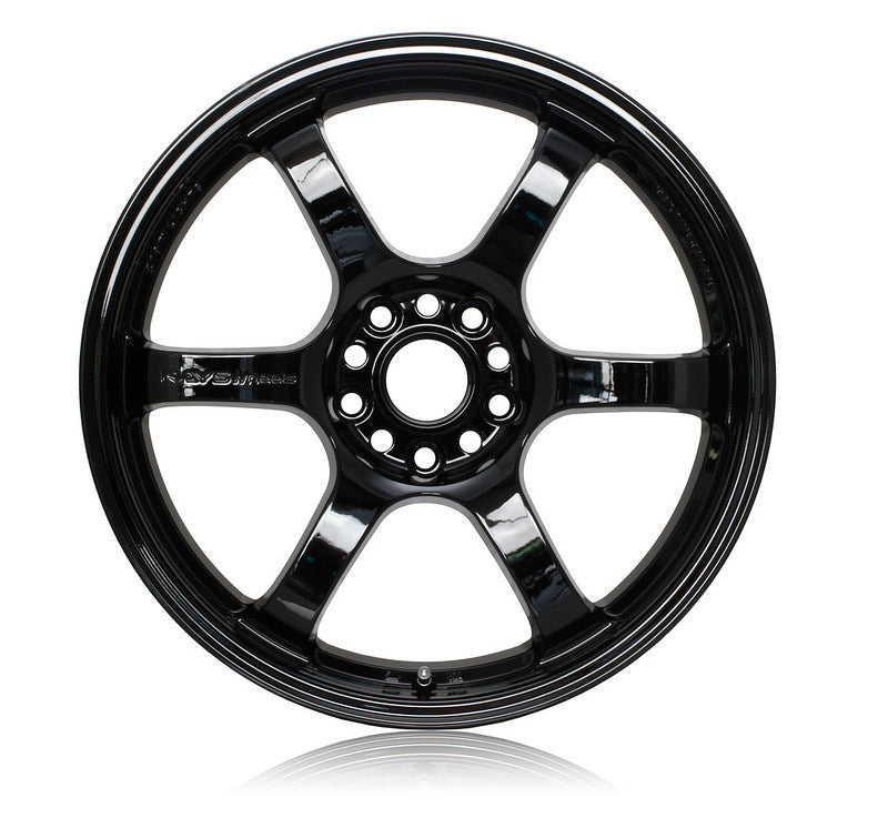 Gram Lights 57DR 18x10.5 +22 5x114.3 Glossy Black Wheel