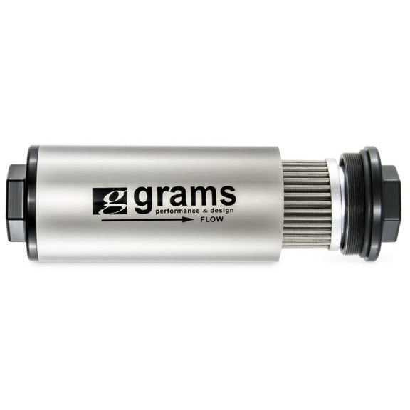 Grams Performance 100 Micron -8AN Fuel Filter Grams Performance Gauges