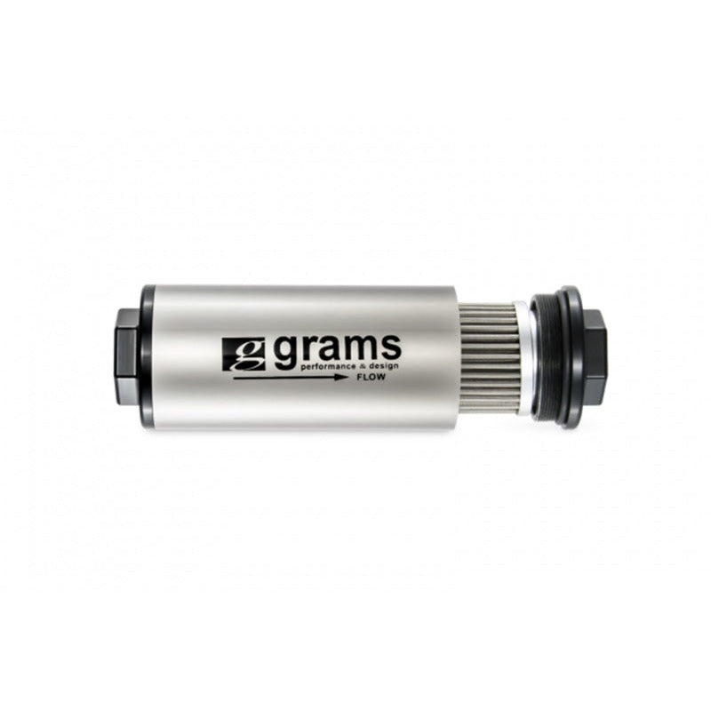 Grams Performance 100 Micron -8AN Fuel Filter Grams Performance Gauges
