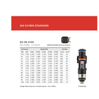 Grams Performance Nissan R32/R34/RB26DETT (Top Feed Only 14mm) 550cc Fuel Injectors (Set of 6) Grams Performance Fuel Injector Sets - 6Cyl