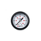 Grams Performance Universal 0-120 PSI Fuel Pressure Guage - White Face Grams Performance Fuel Pressure Regulators