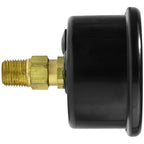 Grams Performance Universal 0-120 PSI Fuel Pressure Guage - White Face Grams Performance Fuel Pressure Regulators