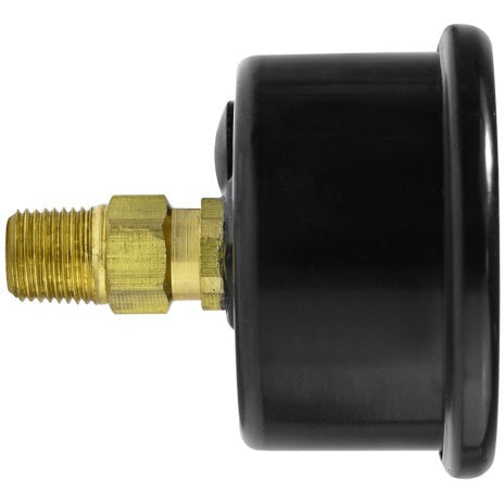 Grams Performance Universal 0-120 PSI Fuel Pressure Guage - White Face Grams Performance Fuel Pressure Regulators